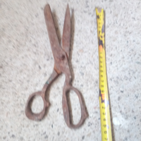 Стара шивашка ножица, снимка 1 - Антикварни и старинни предмети - 36454502