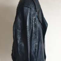 True Prodigy Leather Jacket Slim Fit Mens Size 2XL ОРИГИНАЛ! НОВО! Ест. кожа!, снимка 3 - Якета - 43300069