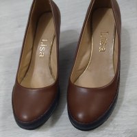 елегантни обувки на платформа №35, снимка 4 - Дамски ежедневни обувки - 43120721