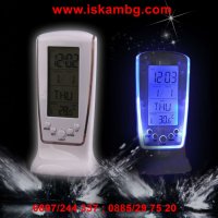 Настолен LED часовник с термометър - 510, снимка 6 - Други стоки за дома - 26981847