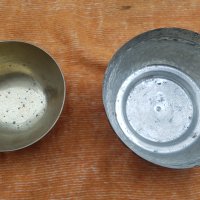 Бакърена и бронзова купа чиния, снимка 1 - Антикварни и старинни предмети - 43900863