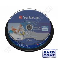 Оптичен диск BD-R PRINTABLE Verbatim Hard Coat 25GB 6X опак. 10бр., снимка 1 - CD дискове - 33603787