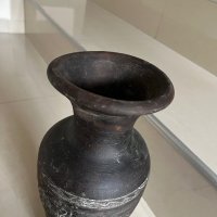Стара ваза керамична, снимка 2 - Вази - 43046966