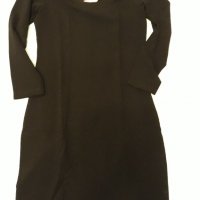 Черна еластична елегантна рокля марка Н & М къса с 3/4 ръкав и много сексапилно лодка-деколте, снимка 8 - Рокли - 37434358