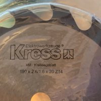 Нов Ръчен циркуляр KRESS CHKS 6066 1400W Made in Germany., снимка 11 - Други инструменти - 43426447