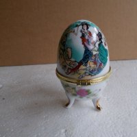Порцеланово яйце за бижута , снимка 4 - Декорация за дома - 33556076