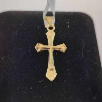 Нов Златен кръст-0,73гр/14кр, снимка 1 - Колиета, медальони, синджири - 43001596