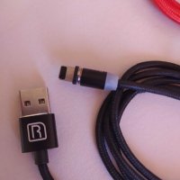 Кабел за зареждане с магнитен накрайник, micro usb, type c, iPhone, Намаление, снимка 3 - USB кабели - 28531230