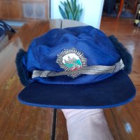 Стара зимна пожарникарска шапка, снимка 2 - Други ценни предмети - 38162886