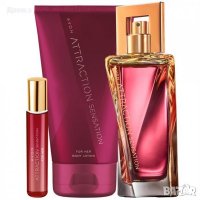 Комплект Avon Attraction Sensation за Нея, снимка 1 - Дамски парфюми - 27498660