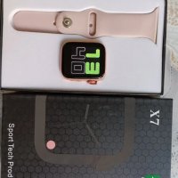 Смарт Часовник X7, Apple smart Watch, Крачки, Кръвно, Пулс, Разговори, Съобщения, снимка 4 - Смарт часовници - 44118539