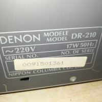 DENON DR-210 DECK-ВНОС SWISS 2811231708LK1ED, снимка 11 - Декове - 43184440