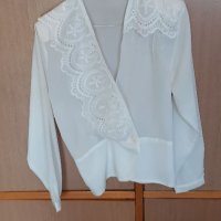 Официална дамска блуза  бяла, снимка 2 - Блузи с дълъг ръкав и пуловери - 39971507