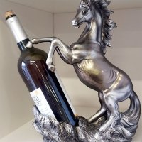 Статуетка Кон Поставка за вино Бутилка, снимка 3 - Статуетки - 39280941