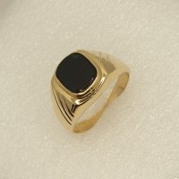 Мъжки златни пръстени  14К-585 , снимка 10 - Пръстени - 39545833