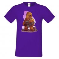 Мъжка тениска Star Wars Chewbacca Star Wars Игра,Изненада,Подарък,Геймър, , снимка 18 - Тениски - 36808670