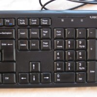 Клавиатура с USB букса - цвят черен - употребявана, снимка 3 - Клавиатури и мишки - 32751494