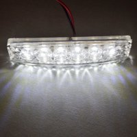 Диодни LED ЛЕД БЕЛИ габарити лед светлини 12V и 24V, снимка 1 - Аксесоари и консумативи - 35346884