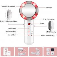 Ултразвуков уред 3 в 1, кавитация, целулит, отслабване, масаж, снимка 3 - Козметични уреди - 40036694