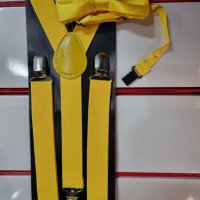 Комплект жълти тиранти и папионка , снимка 2 - Други - 39256526