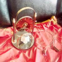 Метален часовник нощна лампа СССР, снимка 1 - Колекции - 32349271
