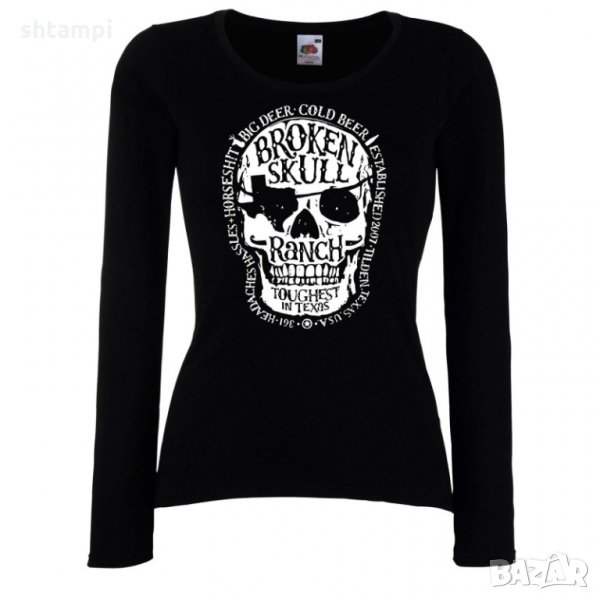 Дамска тениска Broken Skull 1, снимка 1