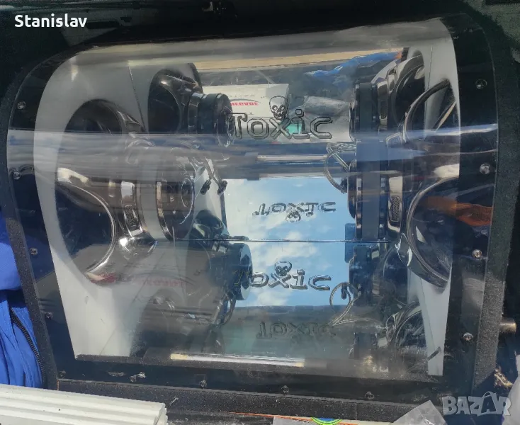 Бас каса и усилвател за автомобил , снимка 1