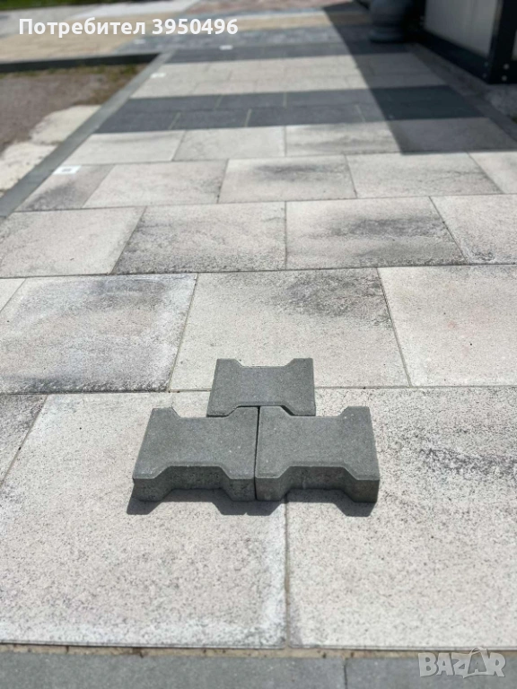 Паваж Бехатон /2Т/, 8см, цвят: сив - #Земелрок, снимка 1