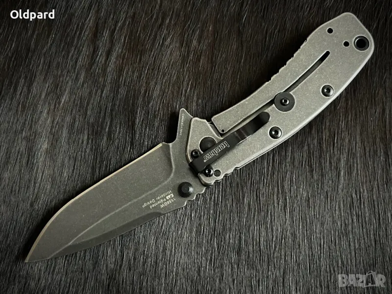 Мощен джобен сгъваем нож Kershaw Cryo 2 Hinderer Framelock (1556BW), снимка 1