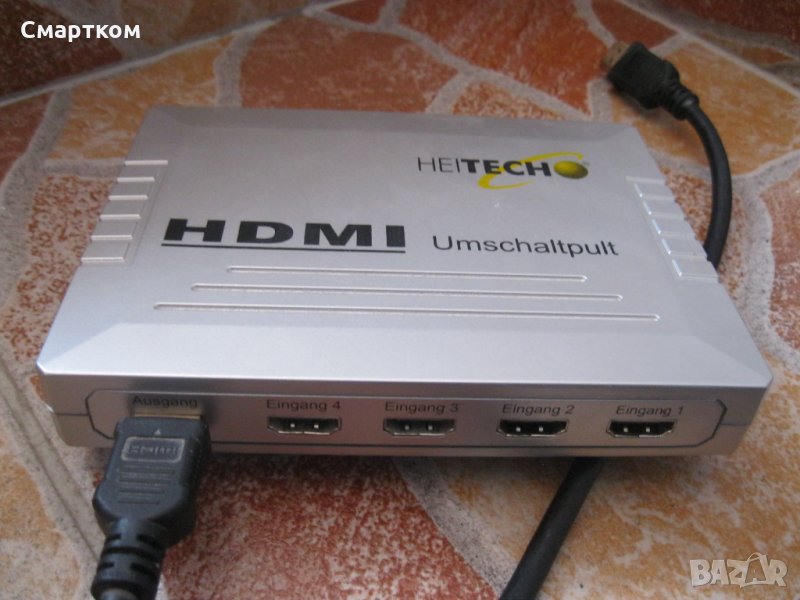 HDMI разклонител за 4 у-ва, снимка 1