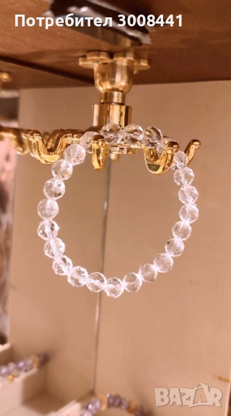 ГРИВНА НА ЧИСТОТА, ДУХОВНОСТ И  ИЗЦЕЛЕНИЕ ОТ  ПЛАНИНСКИ КРИСТАЛ 8ММ , снимка 1