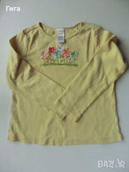 жълта блузка с цветя, снимка 1