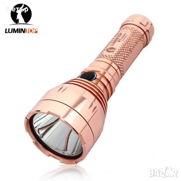 Lumintop GT Micro Copper 809M далекобойност 14500 батерия EDC FLASHLIGHT, снимка 1