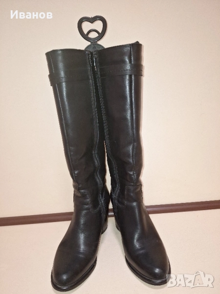Продавам дамски кожени ботуши , снимка 1