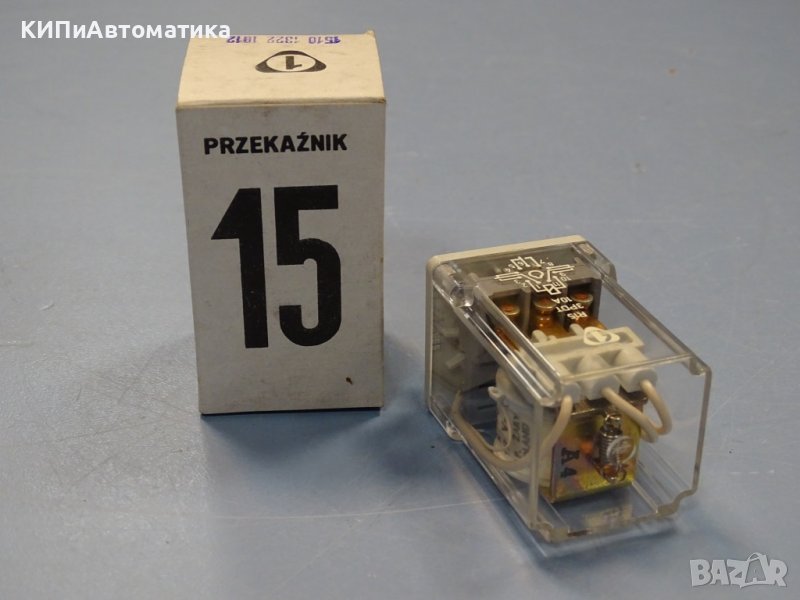реле PRZEKAZNIK R15 3PDT 10A 12VDC relpol relay, снимка 1