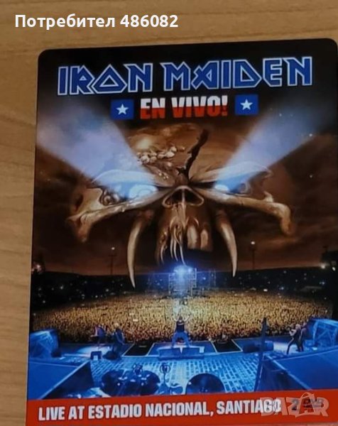 DVD на Iron Maiden-En vivo, снимка 1