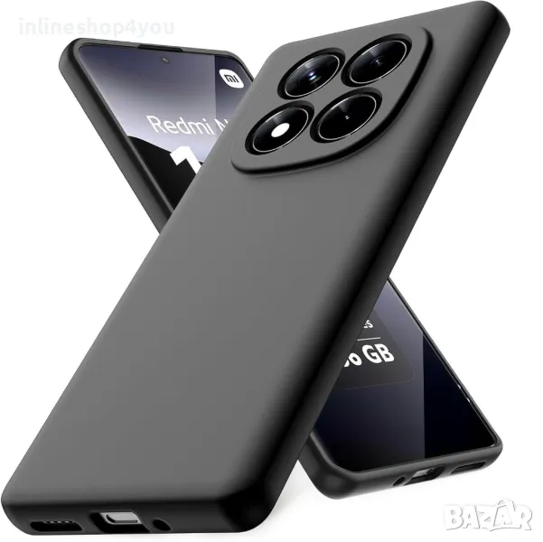 Матов Силиконов Кейс за Xiaomi Redmi Note 14 Pro+ Plus 5G, снимка 1