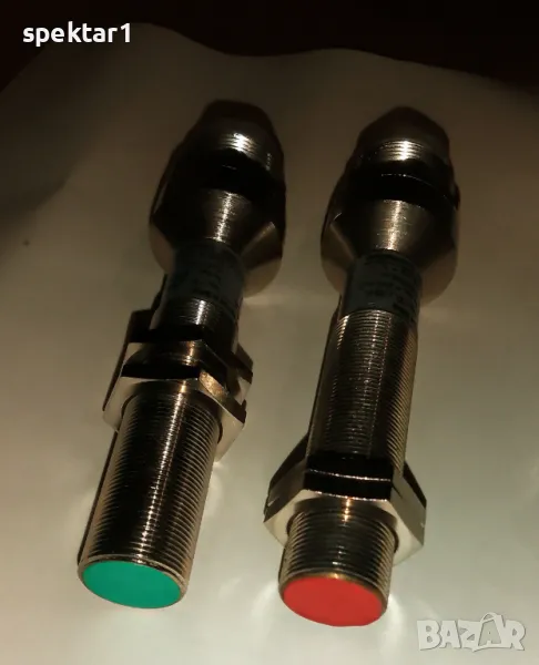 Маркови индуктивни датчици EUCHNER  EGT 18X05 сензори PNP и NPN Ф18 , снимка 1