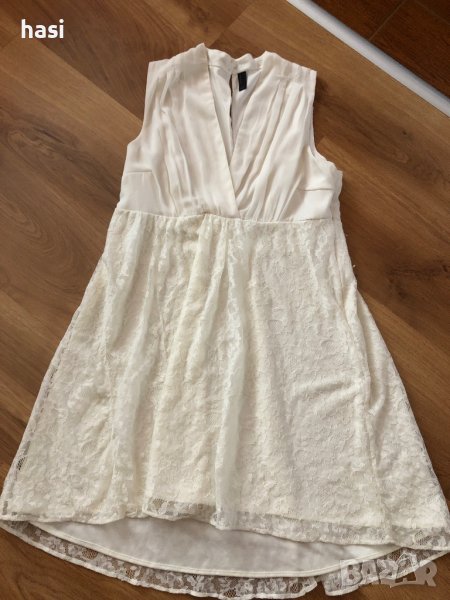 Дантелена рокля кремава Vero Moda , снимка 1