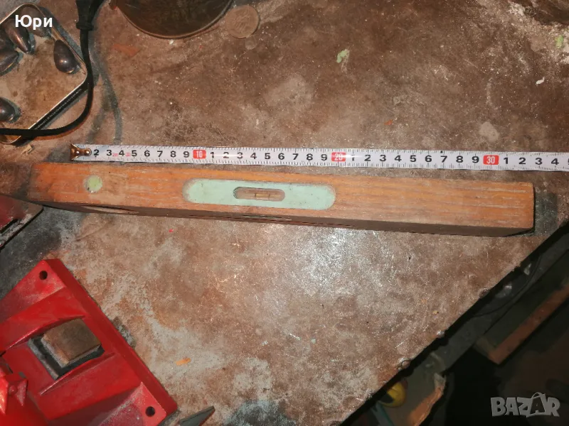 Продавам стар дървен нивелир, снимка 1