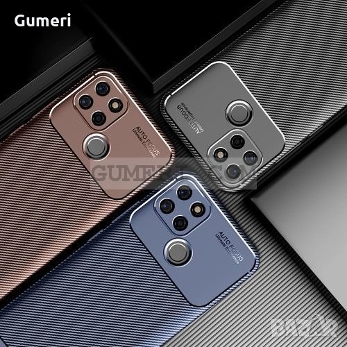 Realme 7i Карбонов Удароусточив Гръб с допълнителна защита за задната камера, снимка 1