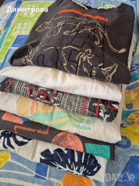 Намалени! 11 броя тениски за момче - 12-13 години, снимка 1