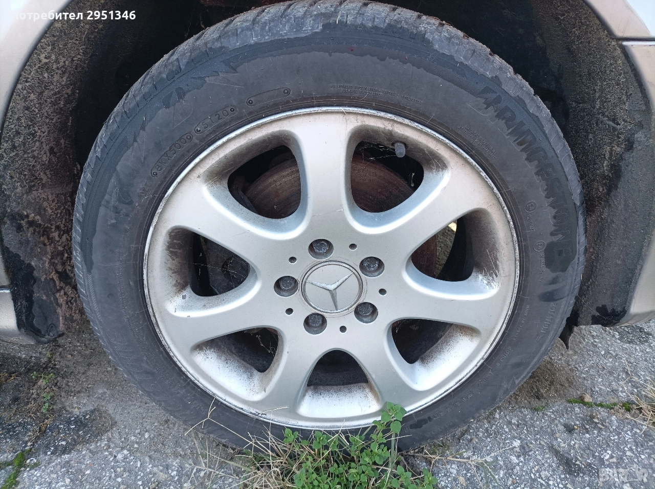 джанти R16 Mercedes CLK W209, снимка 1