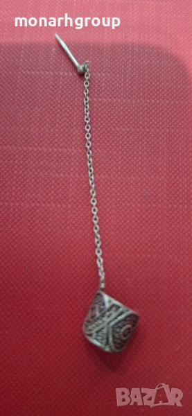 Сребърна обеца, снимка 1