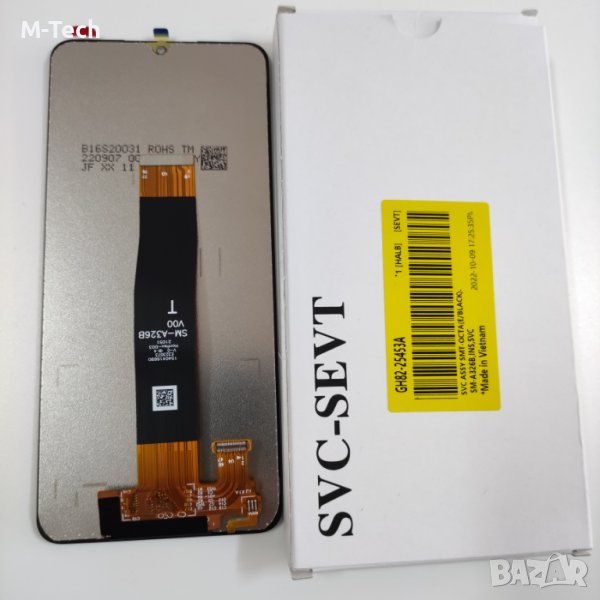 Оригинален дисплей за Samsung A326B (A32 5G 2021) BLACK (NF) LCD, снимка 1