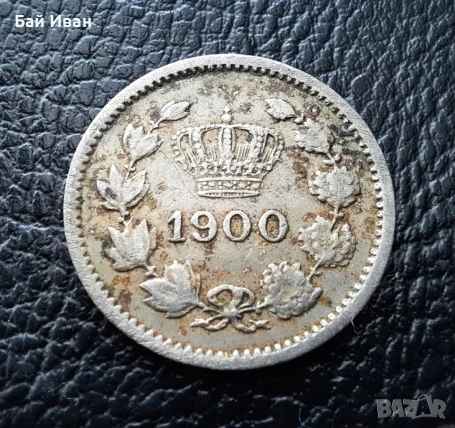 Стара монета 10 бани 1900 г. /1/  Румъния- рядка,125 годишна красавица !, снимка 1
