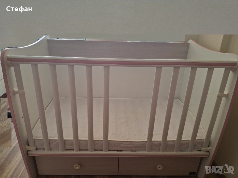 Продавам Бебешко легло с люлка Lorelli Matrix 60/120, снимка 1