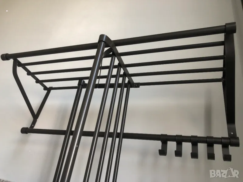 Закачалка за стена IKEA PORTIS 16739 – черна, снимка 1