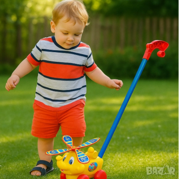 Занимателна и цветна детска играчка за бутане, снимка 1