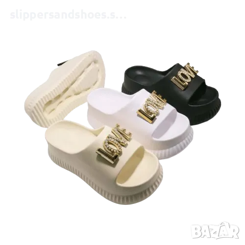 Дамски чехли на платформа  36/41, снимка 1